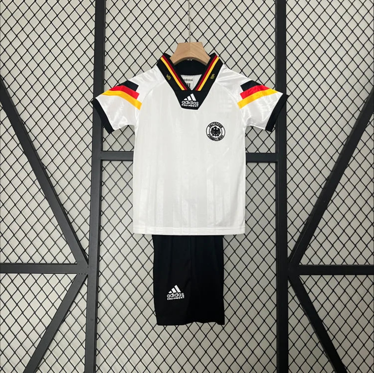 Maillots Enfant Domicile Allemagne 1992 Blanc taille inconnue