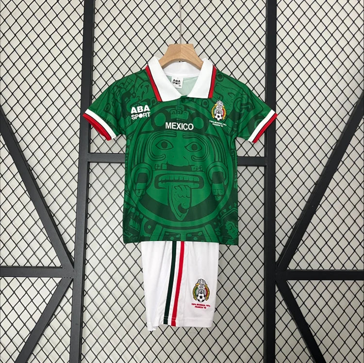 Maillots Enfant Domicile Mexique 1998 Vert