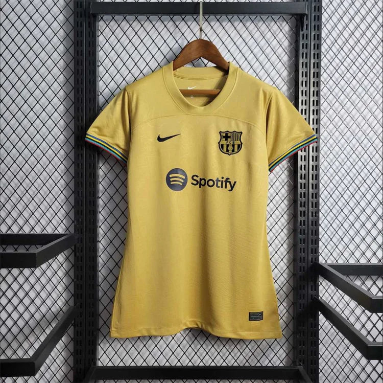 Maillots Femme Extérieur Barcelona 2022/2023 Jaune