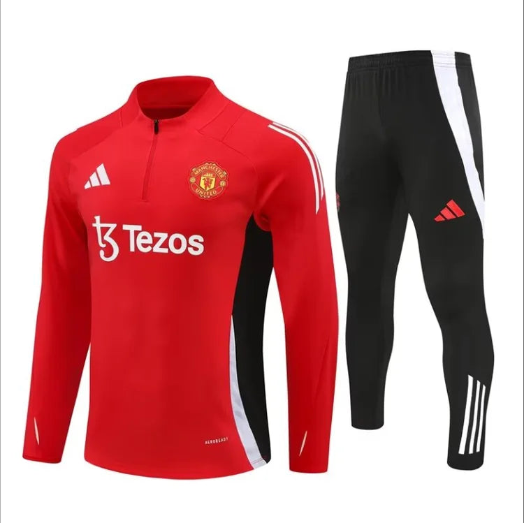 Survêtement Domicile Manchester United 24/25 Rouge S-XXL