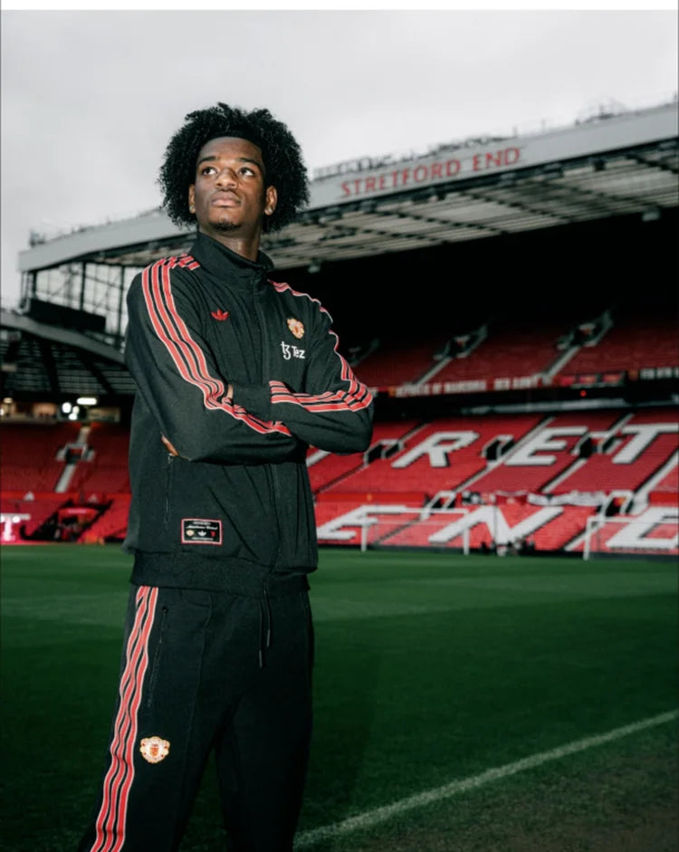 Survêtement Retro Manchester United 25/26 Noir S-XXL