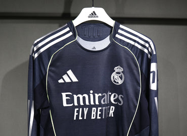 Maillot manches longues Real Madrid 2025/26 Extérieur – Noir