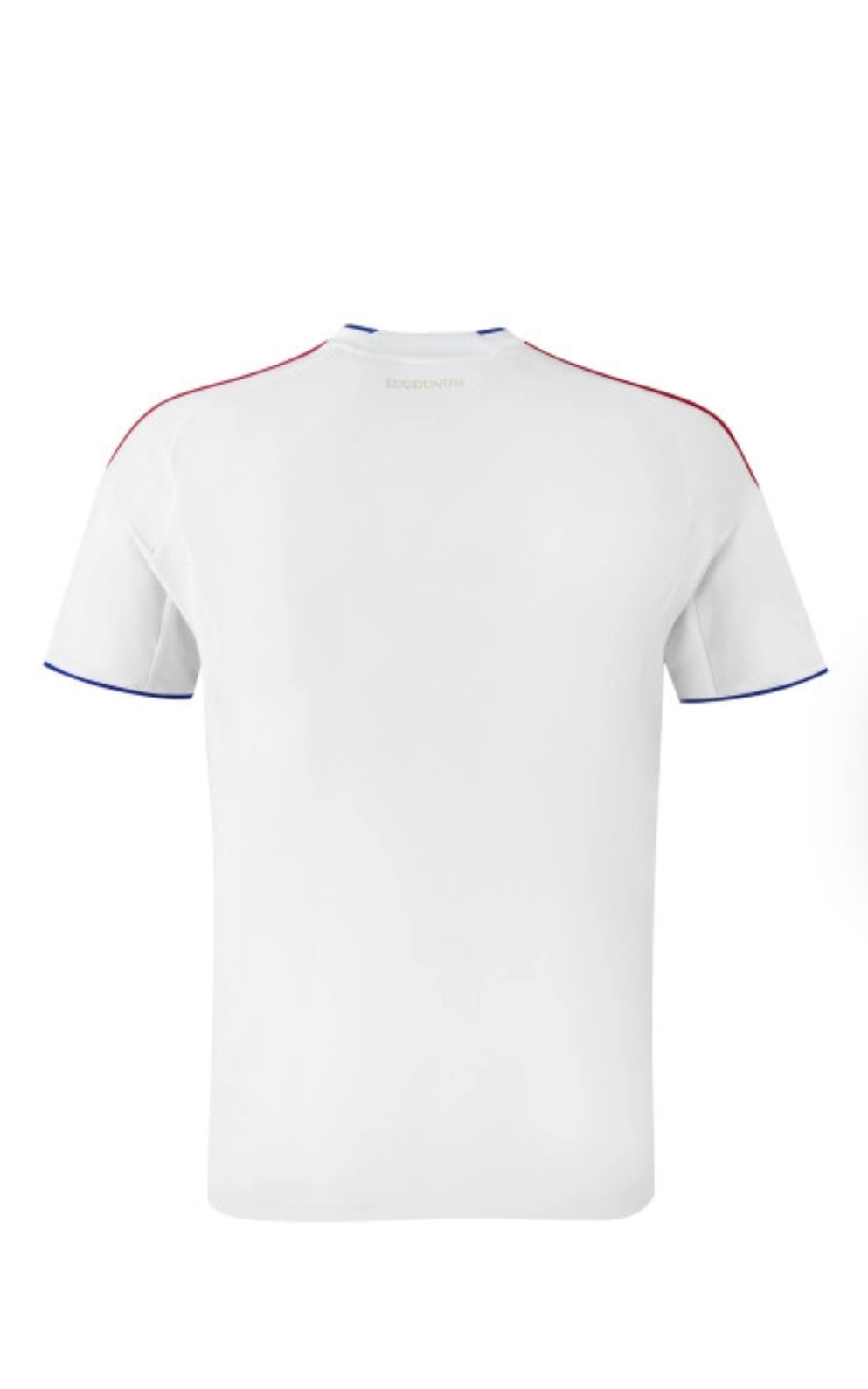 Maillots Olympique Lyonnais-2025/2026-Domicile -Homme--Manches courtes-Blanc-Bleu-Rouge