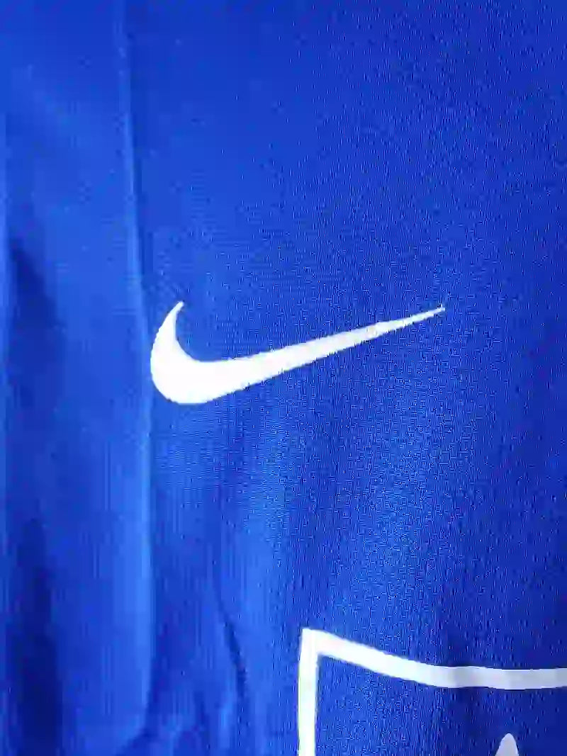 Maillot Manchester United 2007/2008 – Maillot Extérieur Rétro Manches Longues (Bleu)