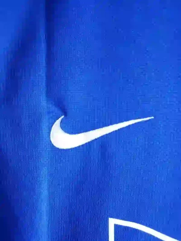 Maillot Manchester United 2007/2008 – Maillot Extérieur Rétro Manches Longues (Bleu)