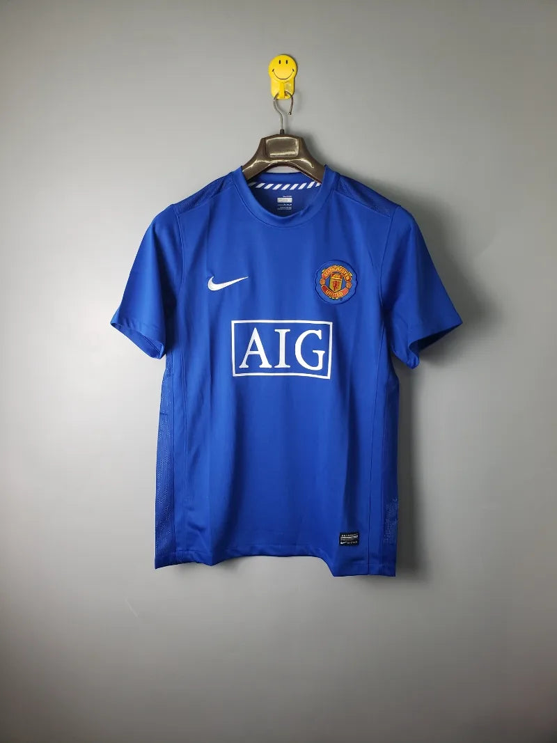 Maillot Manchester United 2007/2008 – Maillot Extérieur Rétro Manches Courtes