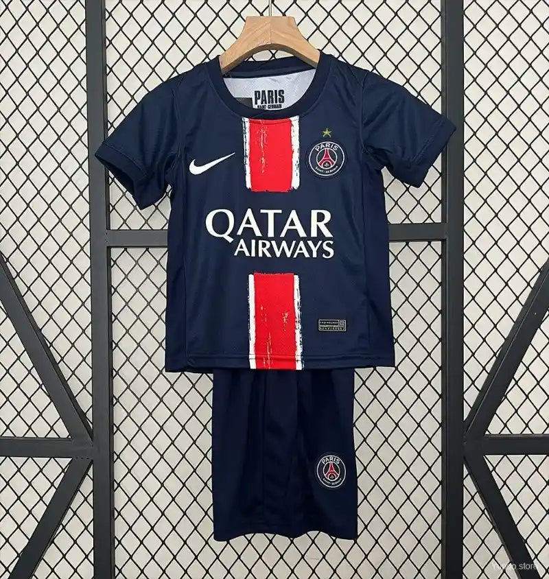 Ensemble Enfant Domicile PSG 24/25 Bleu