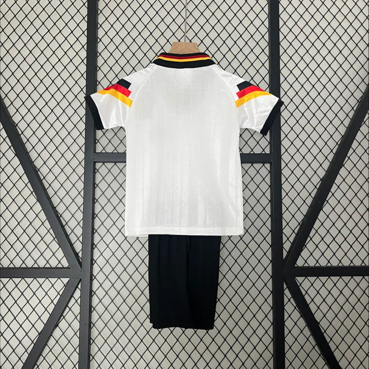 Maillots Enfant Domicile Allemagne 1992 Blanc taille inconnue