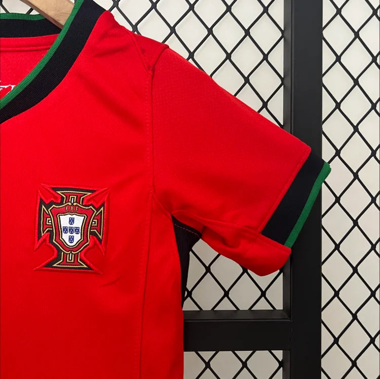 Maillots Enfant Domicile Portugal 2024/2025 Rouge 16-28