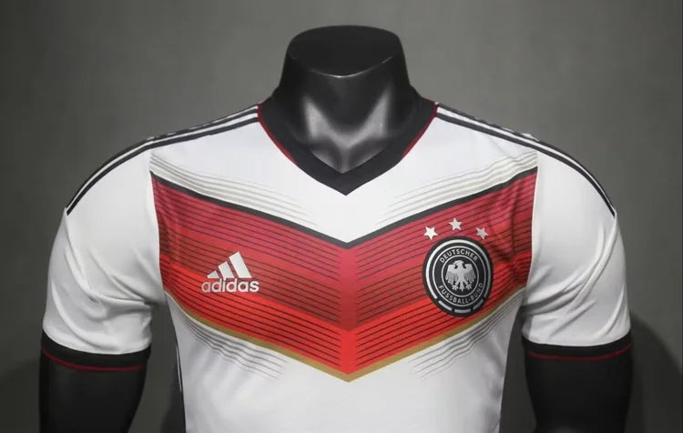 Maillots Homme Domicile Allemagne 2014 Blanc S-3XL