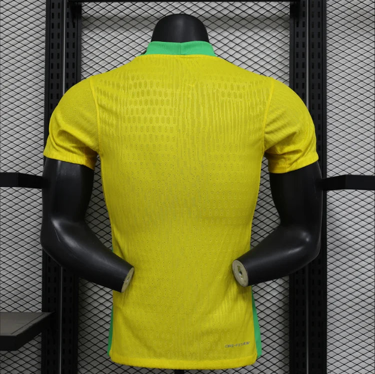 Maillots Homme Domicile Brésil 2025/2026 Jaune S-XXL