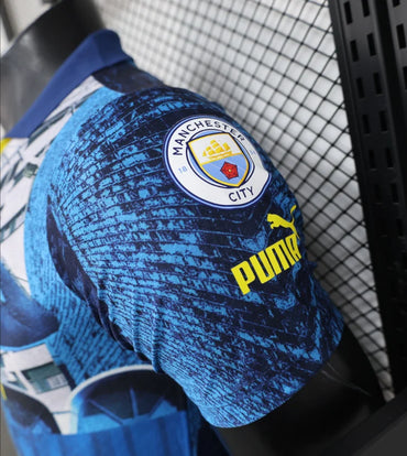 Maillots Homme Domicile Manchester City 25/26 Bleu S-XXL