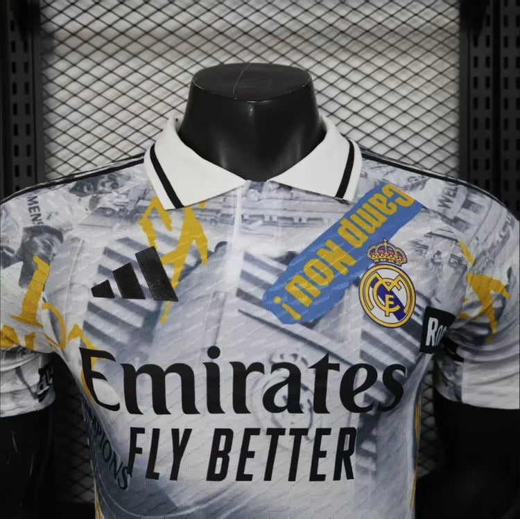 Maillots Homme Domicile Real Madrid 25/26 Gris S-XXL