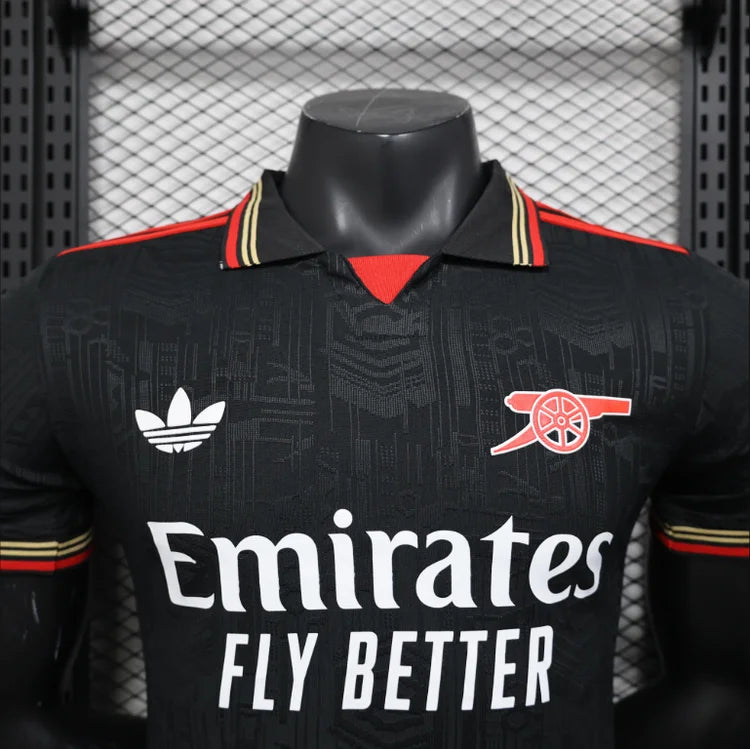 Maillots Homme Extérieur Arsenal 25/26 Noir S-XXL