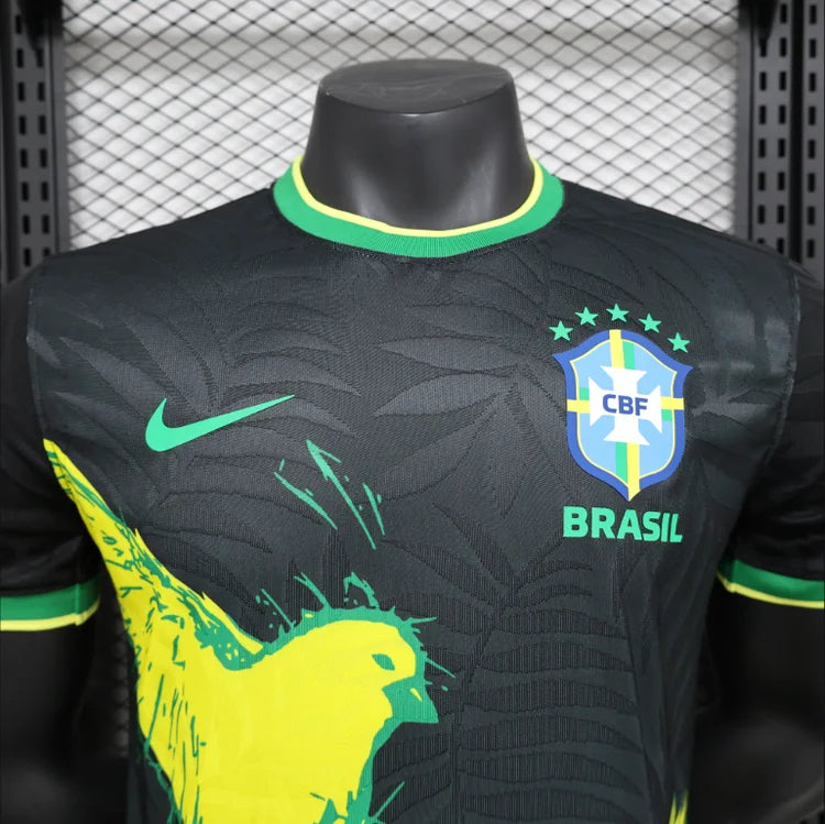 Maillots Homme Special Edition Brésil 2024/2025 Noir S-XXL