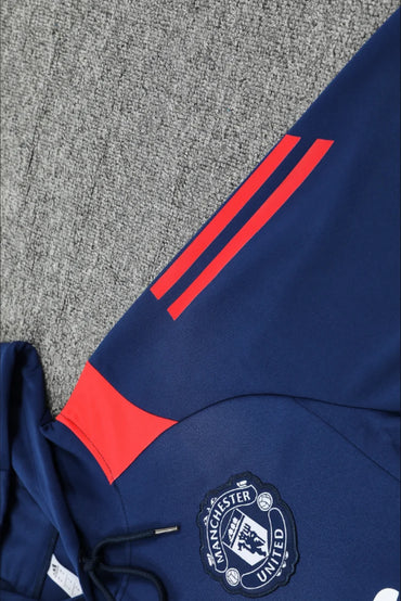 Survêtement Entraînement Manchester United 24/25 Bleu S-XXL