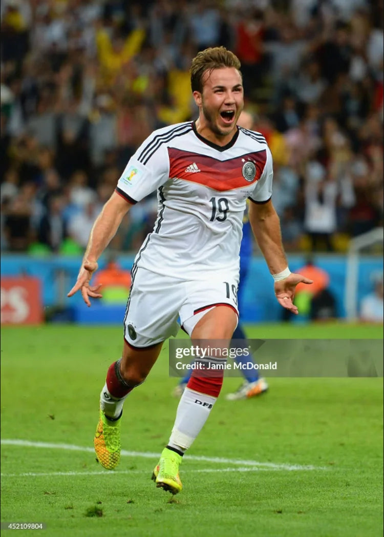 Maillots Homme Domicile Allemagne 2014 Blanc S-3XL