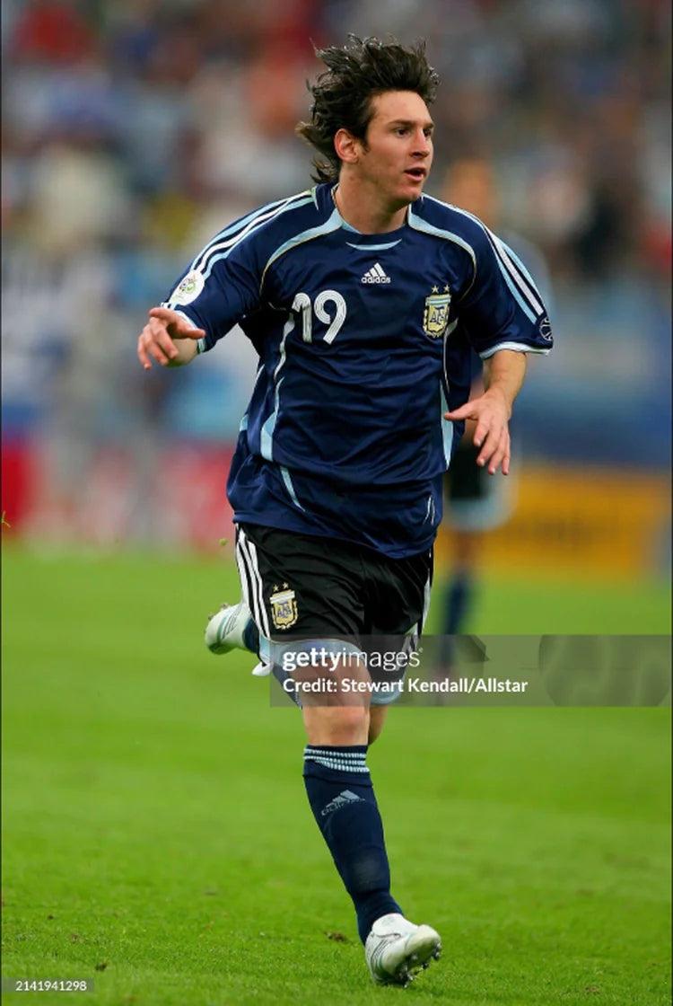 Maillots Homme Extérieur Argentine 2006 Bleu foncé S-3XL