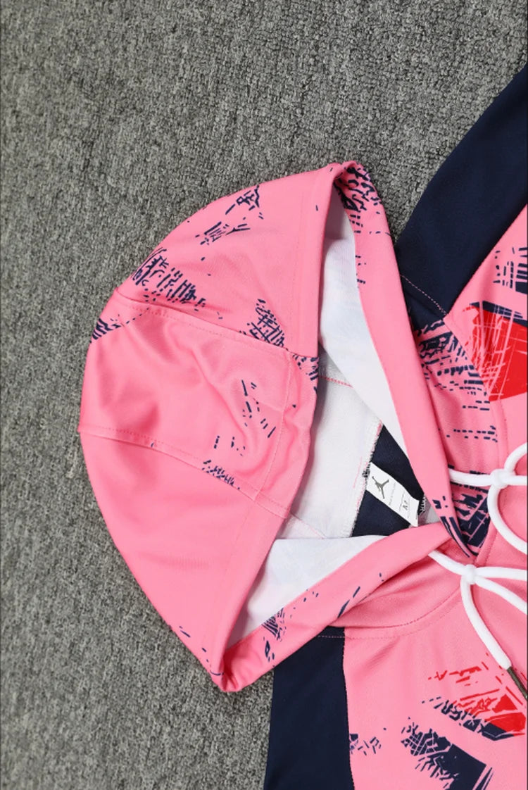 Survêtement Entraînement PSG 2024/2025 Rose S-XXL