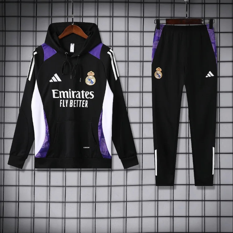 Survêtement Entraînement Real Madrid 2024/2025 Noir S-XXL