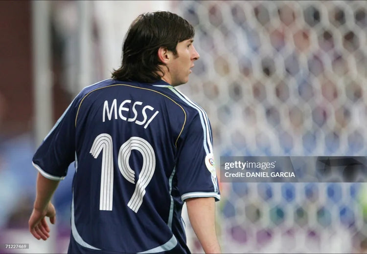 Maillots Homme Extérieur Argentine 2006 Bleu foncé S-3XL