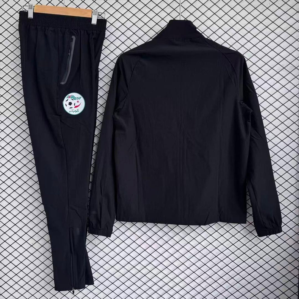 Ensemble Algérie-2025/2026– Ensemble-Domicile- Homme-(Manches Longues,Noir et bleu