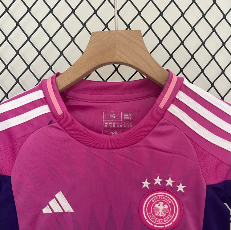 Maillots Enfant Extérieur Allemagne 24/25 Rose Taille 16-28