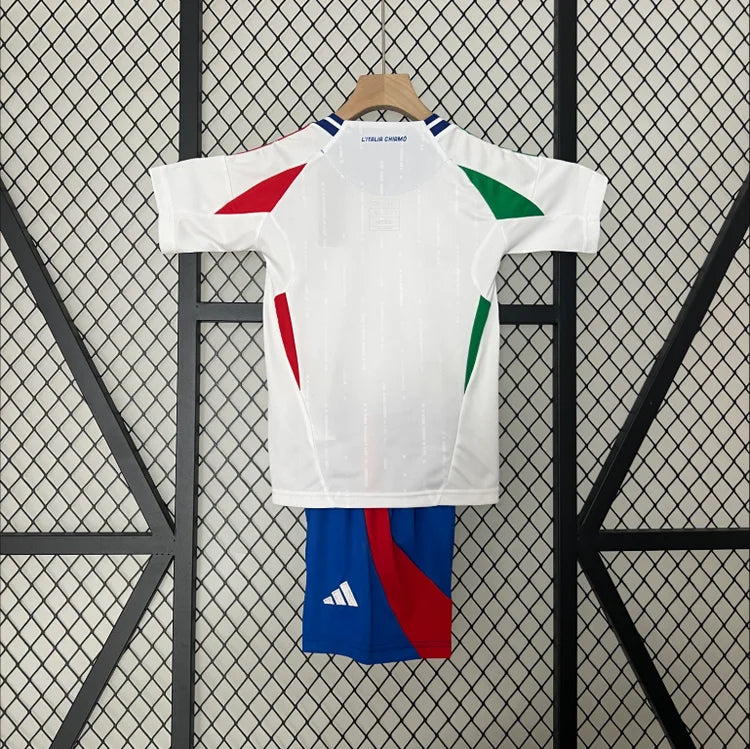 Maillots Enfant Extérieur Italie 2024/2025 Blanc 16-28