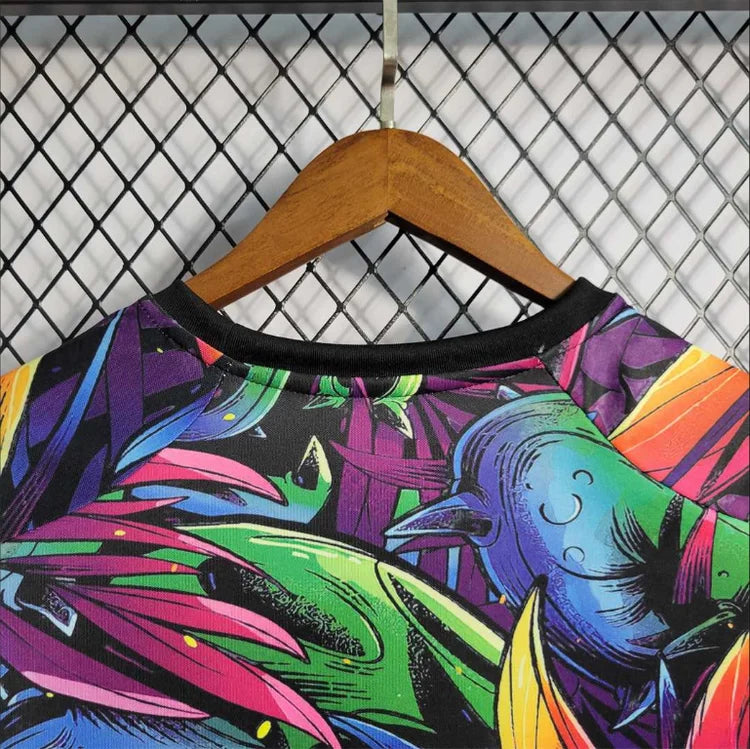 Maillots Extérieur Brésil 2022/2023 Camo Noir Taille non précisée