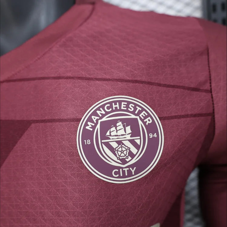 Maillots Extérieur Manchester City 24/25 Bordeaux S-XXL