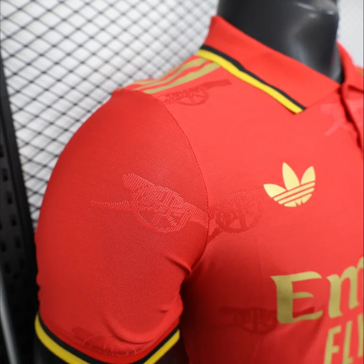 Maillots Homme Domicile Arsenal 2025/2026 Rouge S-XXL