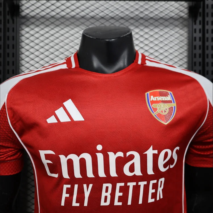 Maillots Homme Domicile Arsenal 25/26 Rouge S-XXL