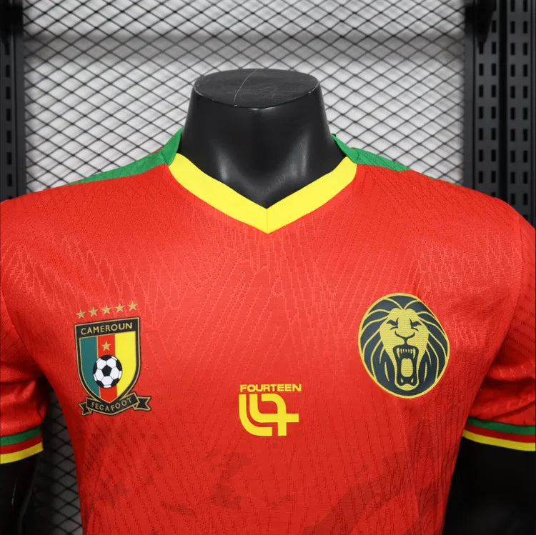 Maillots Homme Domicile Cameroun 2025/2026 Rouge S-XXL