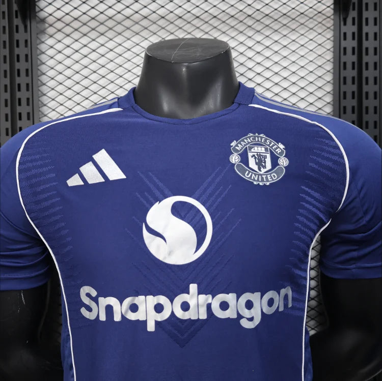 Maillots Homme Domicile Manchester United 2025/2026 Bleu S-XXL