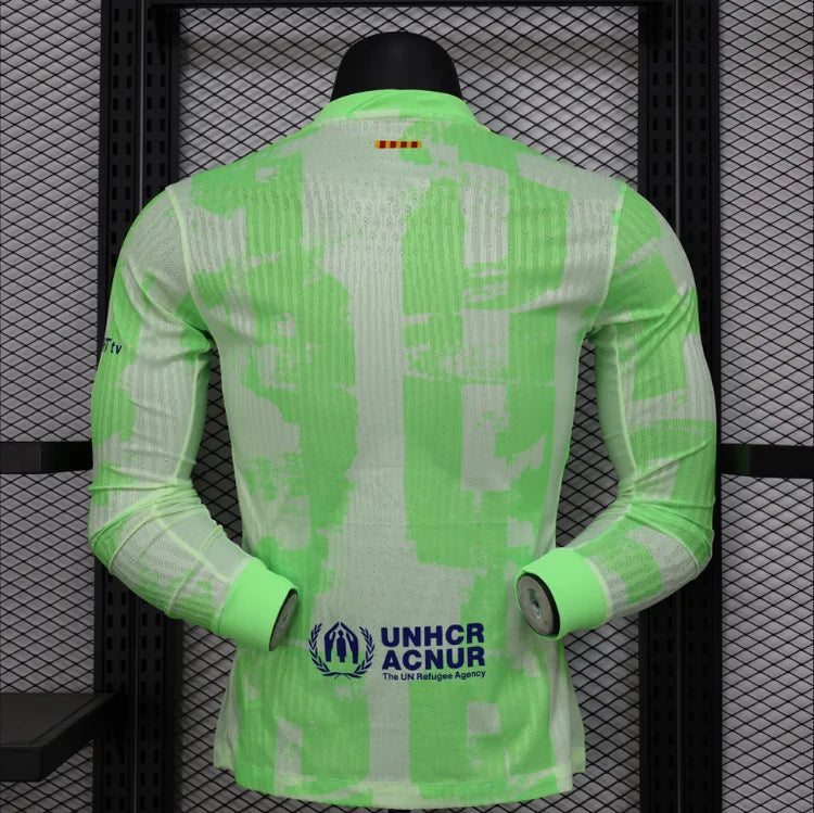 Maillots Homme Extérieur Barcelona 2024/2025 Vert clair S-XXL