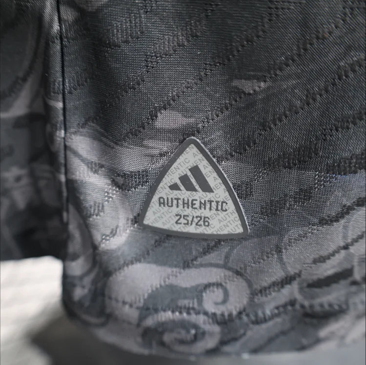 Maillots Homme Extérieur Real Madrid 2025/2026 Noir S-XXL