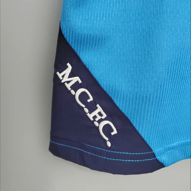 Retro Domicile Manchester City 99/01 Bleu ciel S-XXL