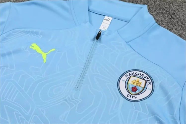 Survêtement Entraînement Manchester City 24/25 Bleu clair S-XXL