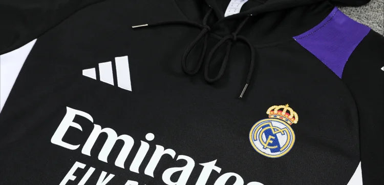 Survêtement Entraînement Real Madrid 2024/2025 Noir S-XXL