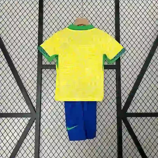 Ensemble enfant 24/25 Domicile- Manche courtes - Ensemble Maillot Short Enfant-Jaune