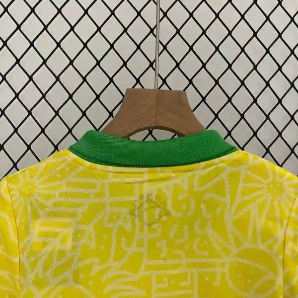 Ensemble enfant 24/25 Domicile- Manche courtes - Ensemble Maillot Short Enfant-Jaune