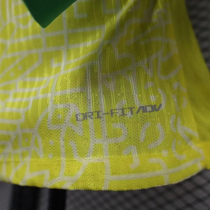 Maillots Brésil 24/25 Manches Longues Domicile Jaune