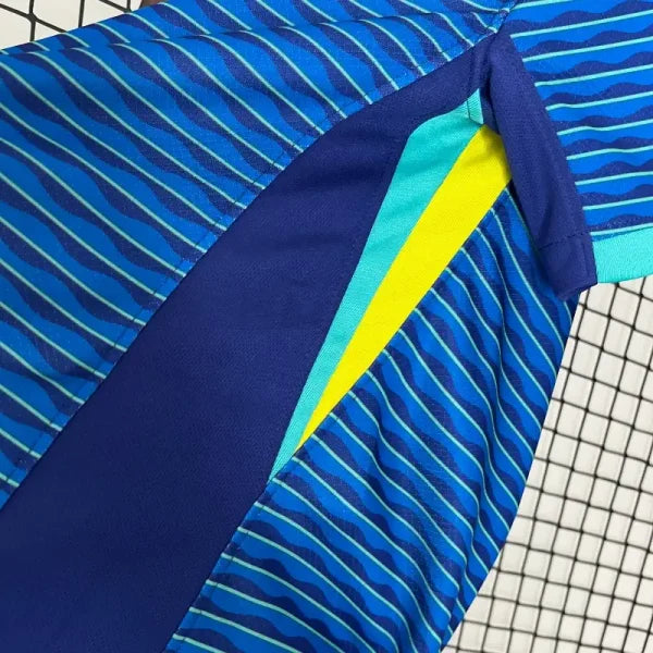 Maillot Femme Brésil 2024/2025 Extérieur-Maillot Femme manche courtes-Bleu