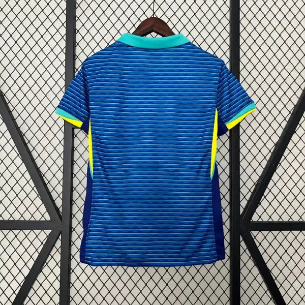 Maillot Femme Brésil 2024/2025 Extérieur-Maillot Femme manche courtes-Bleu