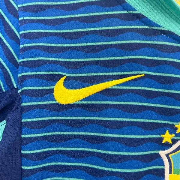 Ensemble enfant 24/25 Extérieur- Manche courtes - Ensemble Maillot Short Enfant- Bleu