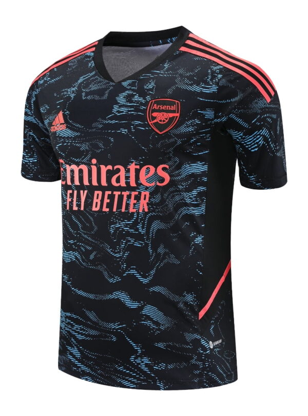 Ensemble Arsenal 2023/2024 – Training Camouflage – Noir & Teintes Rouges – Homme