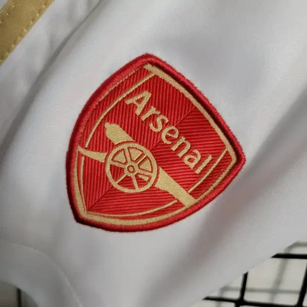 Ensemble Enfant Arsenal Domicile 2023/2024 – Maillot + Short – Rouge & Blanc