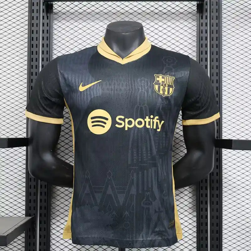 Maillot FC Barcelone 24/25 – Édition Spéciale Noir Or