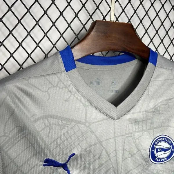 Maillot Alaves 24/25 Extérieur- Gris- Homme