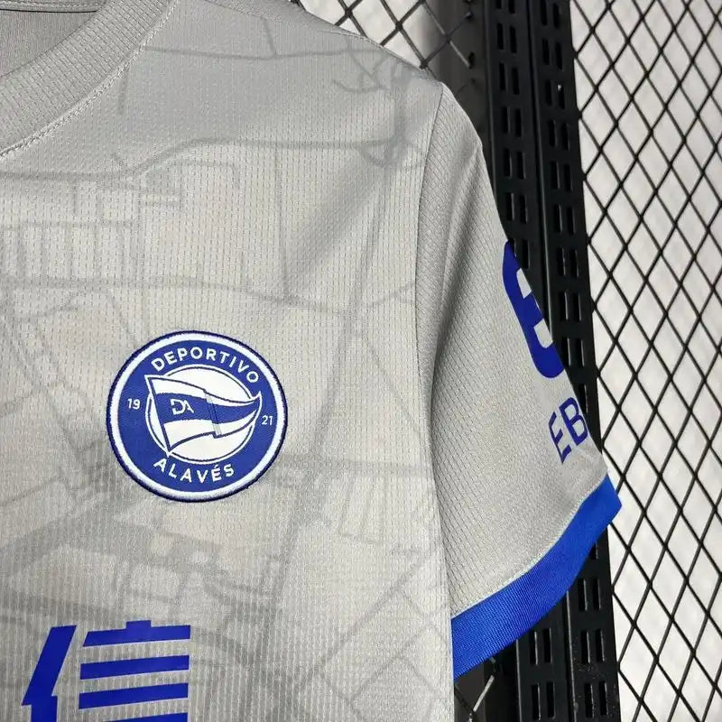 Maillot Alaves 24/25 Extérieur- Gris- Homme